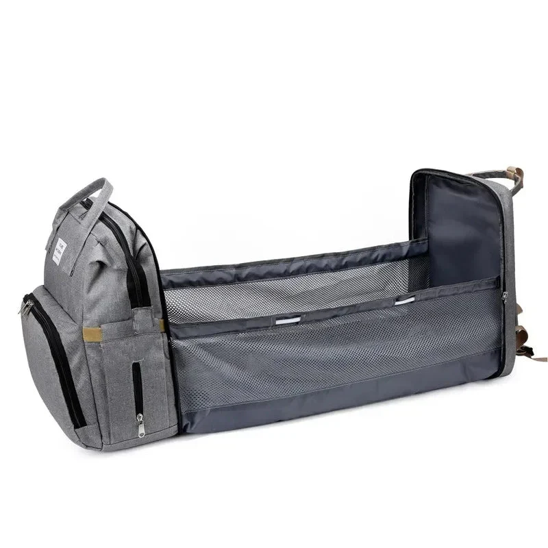 2-in-1 Backpack with Integrated Baby Bed - Image 4