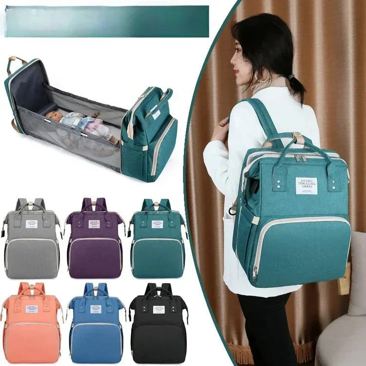 2-in-1 Backpack with Integrated Baby Bed - Image 5
