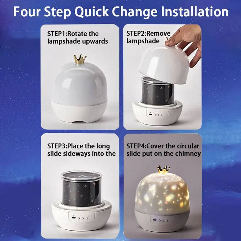 2-in-1 children's night light and projector - Image 4