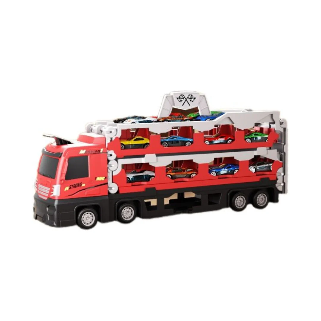 2-in-1 Foldable Truck Race Track - Image 4