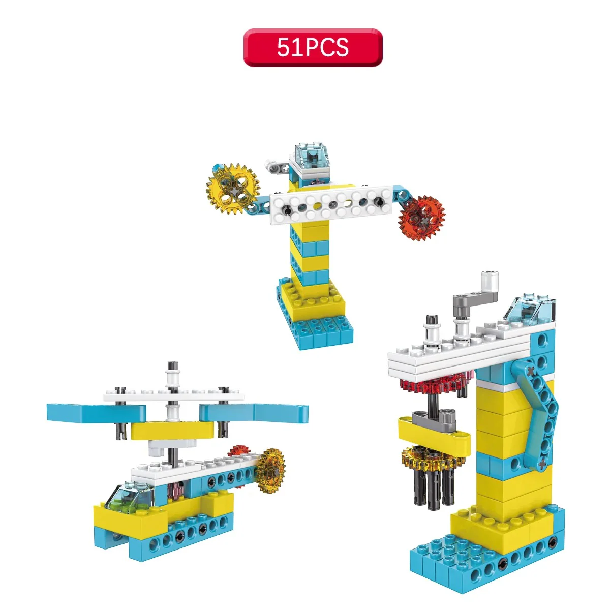 3in1 Science and Engineering Building Blocks Play Set - Image 8