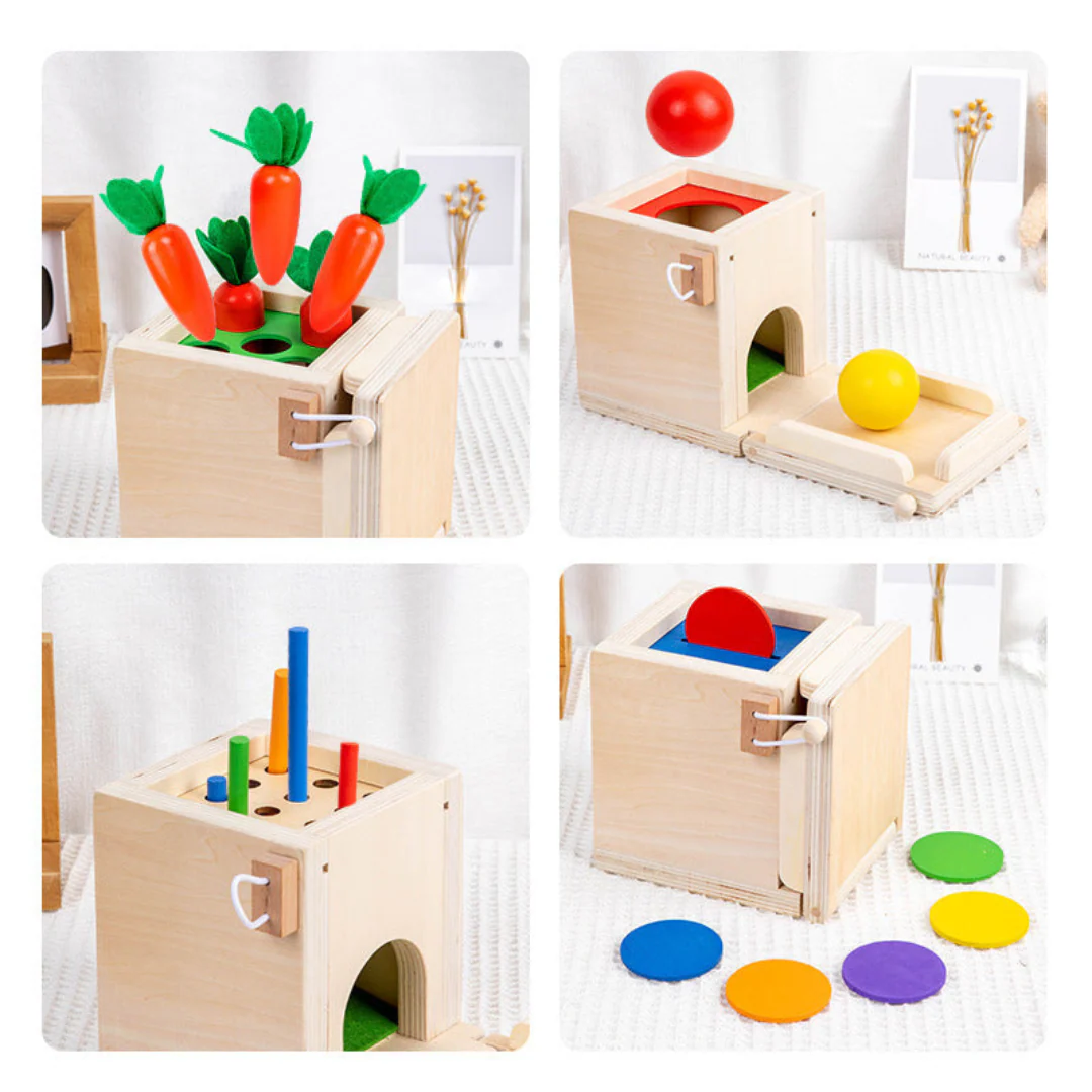 5in1 Montessori Learning Toy Set Made of Wood - Image 7