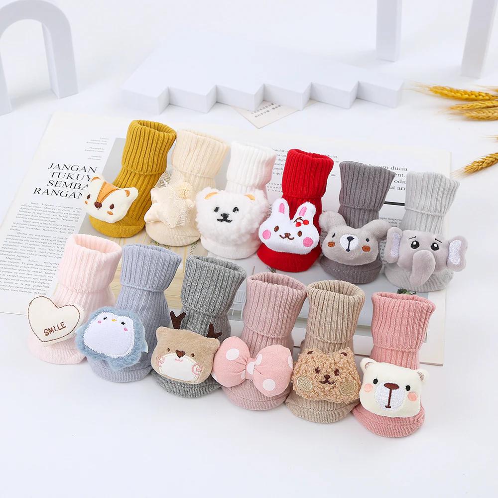 Baby Plush Toy Sock Shoes - Image 2