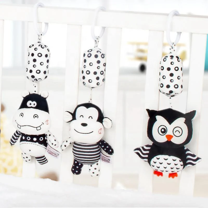 Baby Rattle Stuffed Animals for Cribs and Strollers - Image 2