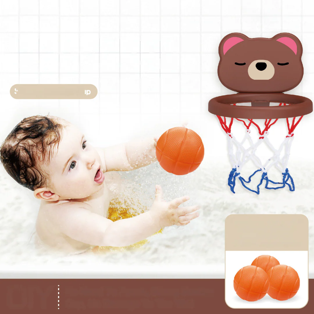 Basketball Hoop Bath Toy for Kids - Image 7