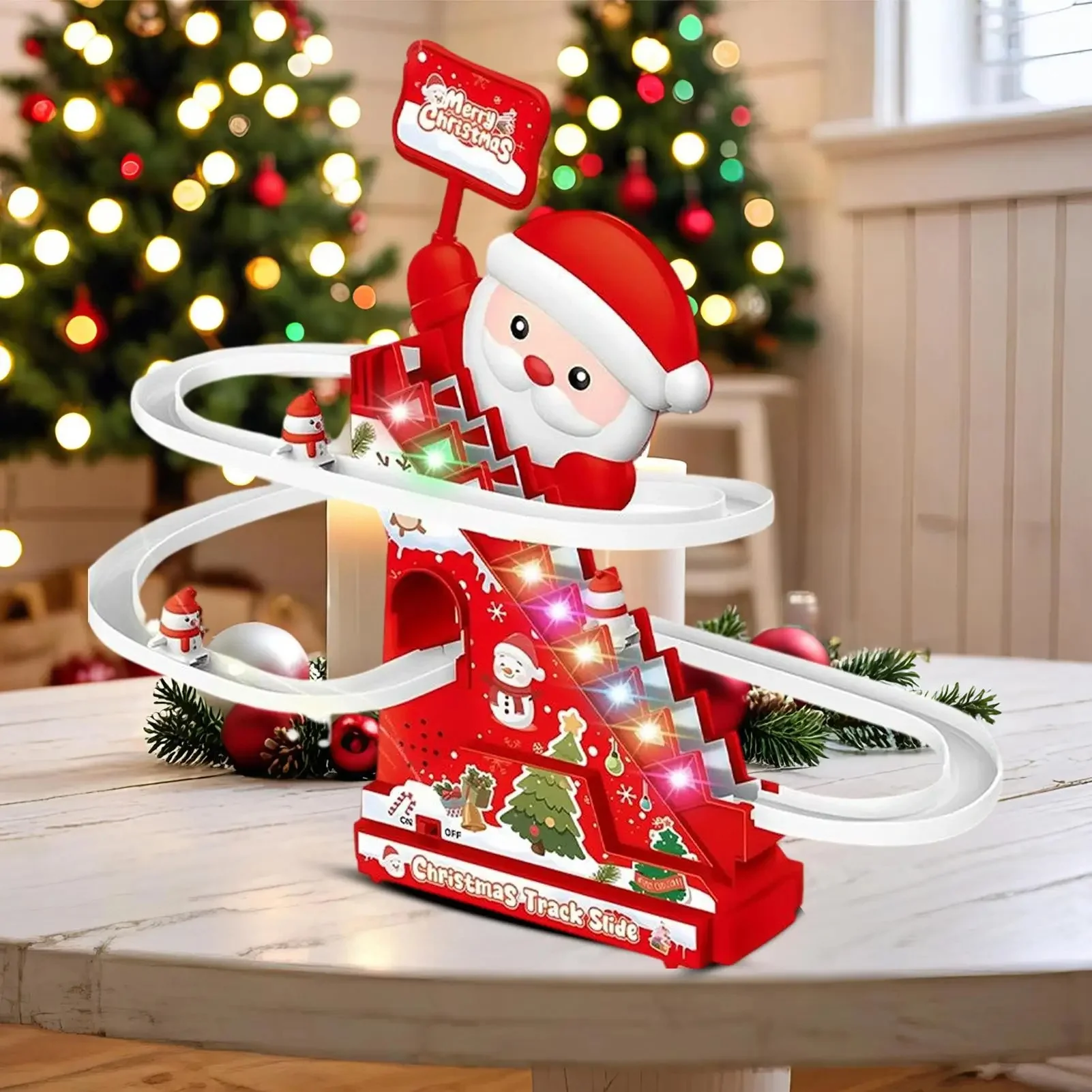 Christmas Santa Slide Roller Coaster Fun - Image 2