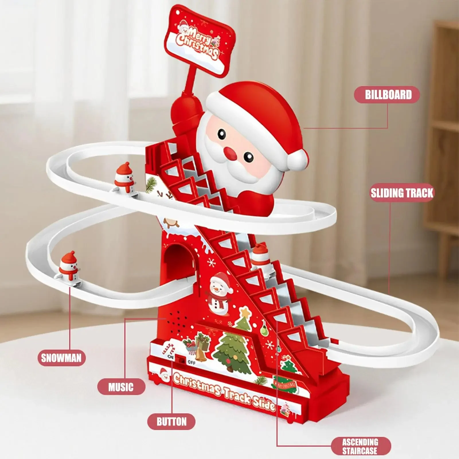 Christmas Santa Slide Roller Coaster Fun - Image 3
