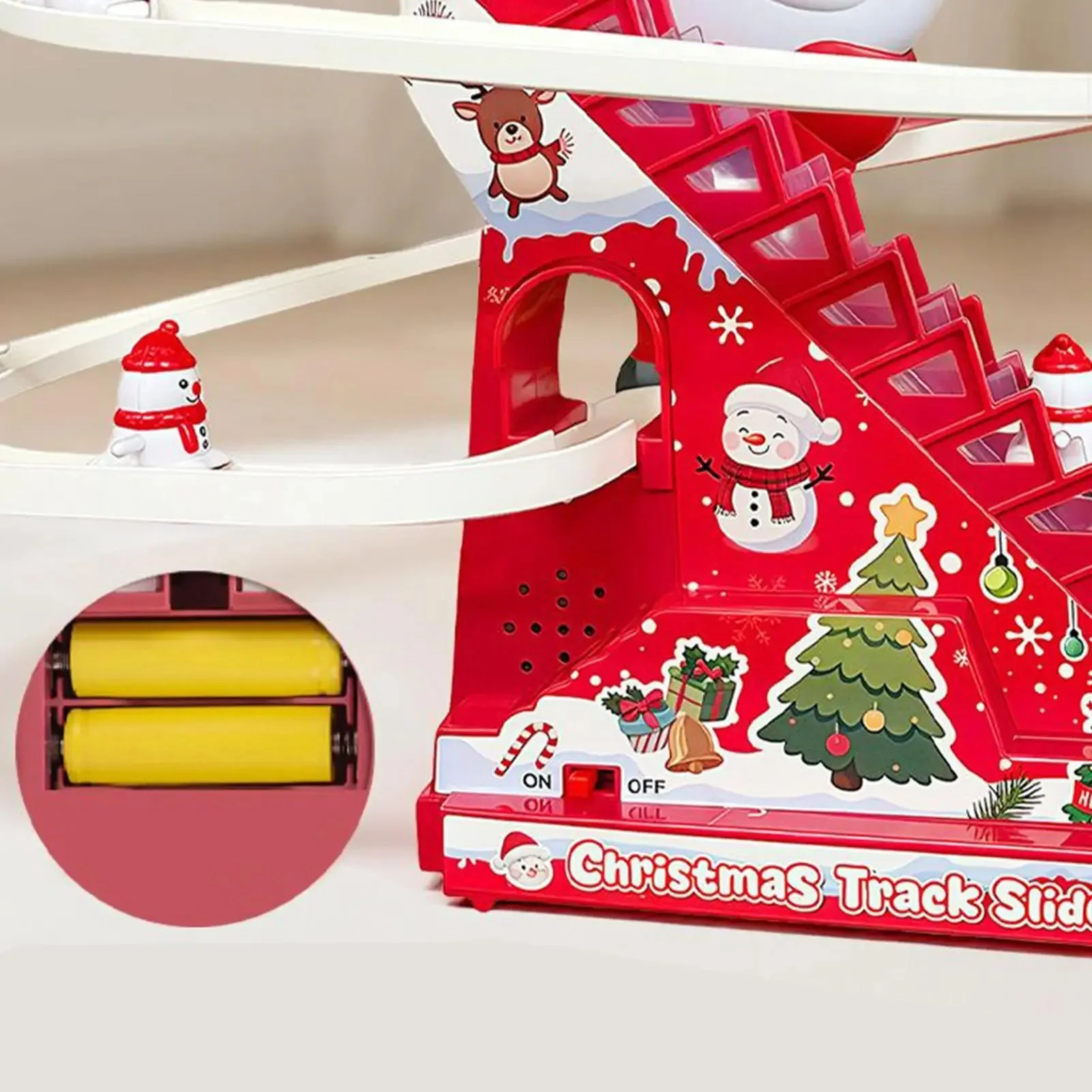 Christmas Santa Slide Roller Coaster Fun - Image 4