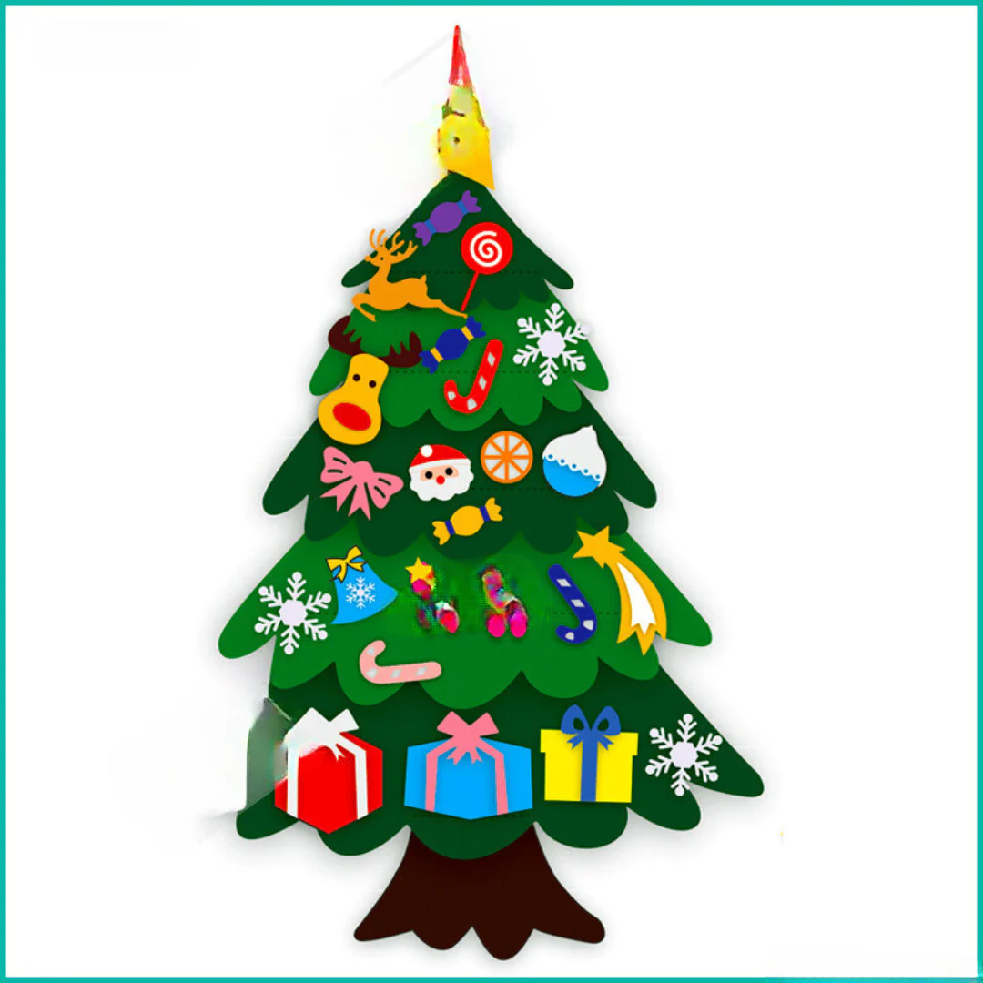 ChristmasFelt - Montessori 3D Felt Christmas Tree - Image 6