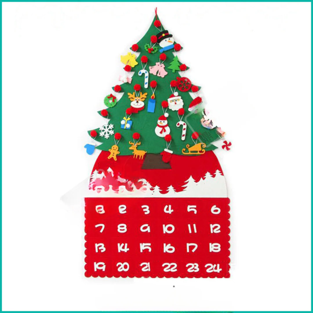 ChristmasFelt - Montessori 3D Felt Christmas Tree - Image 9