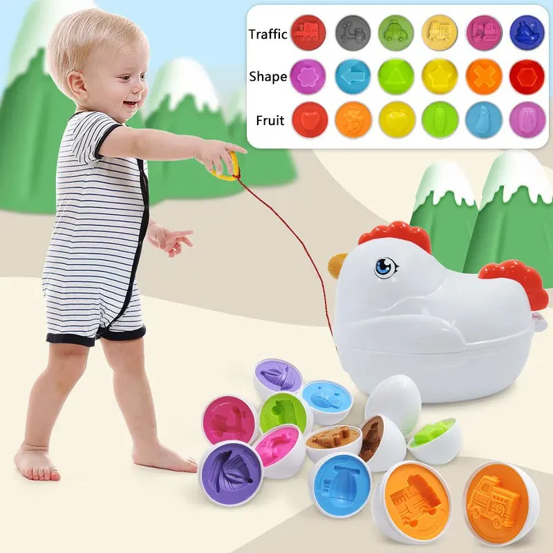 Color shape educational toy egg shell - Image 2