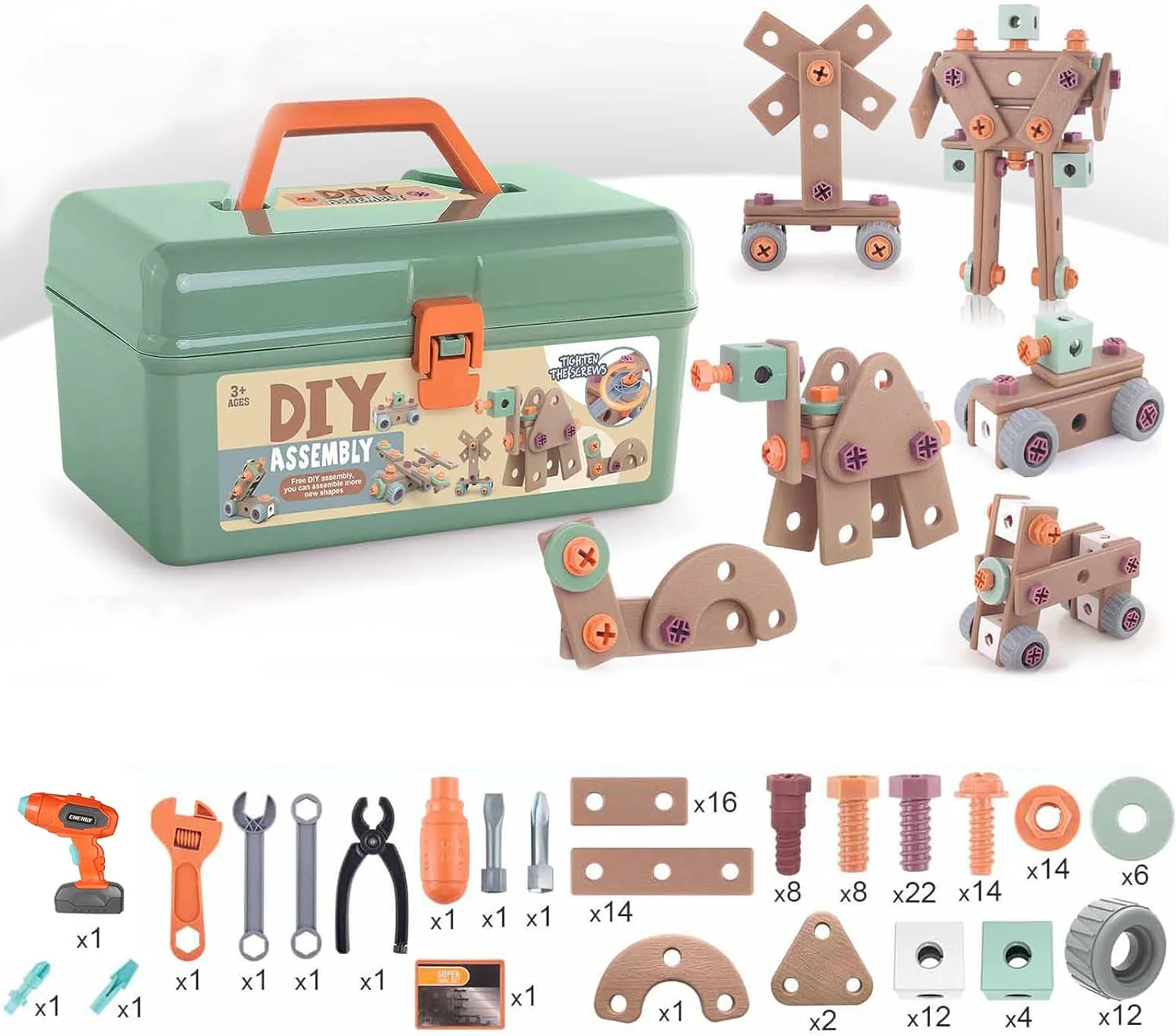 Construction Kit Playset for Little Craftsmen - Image 3