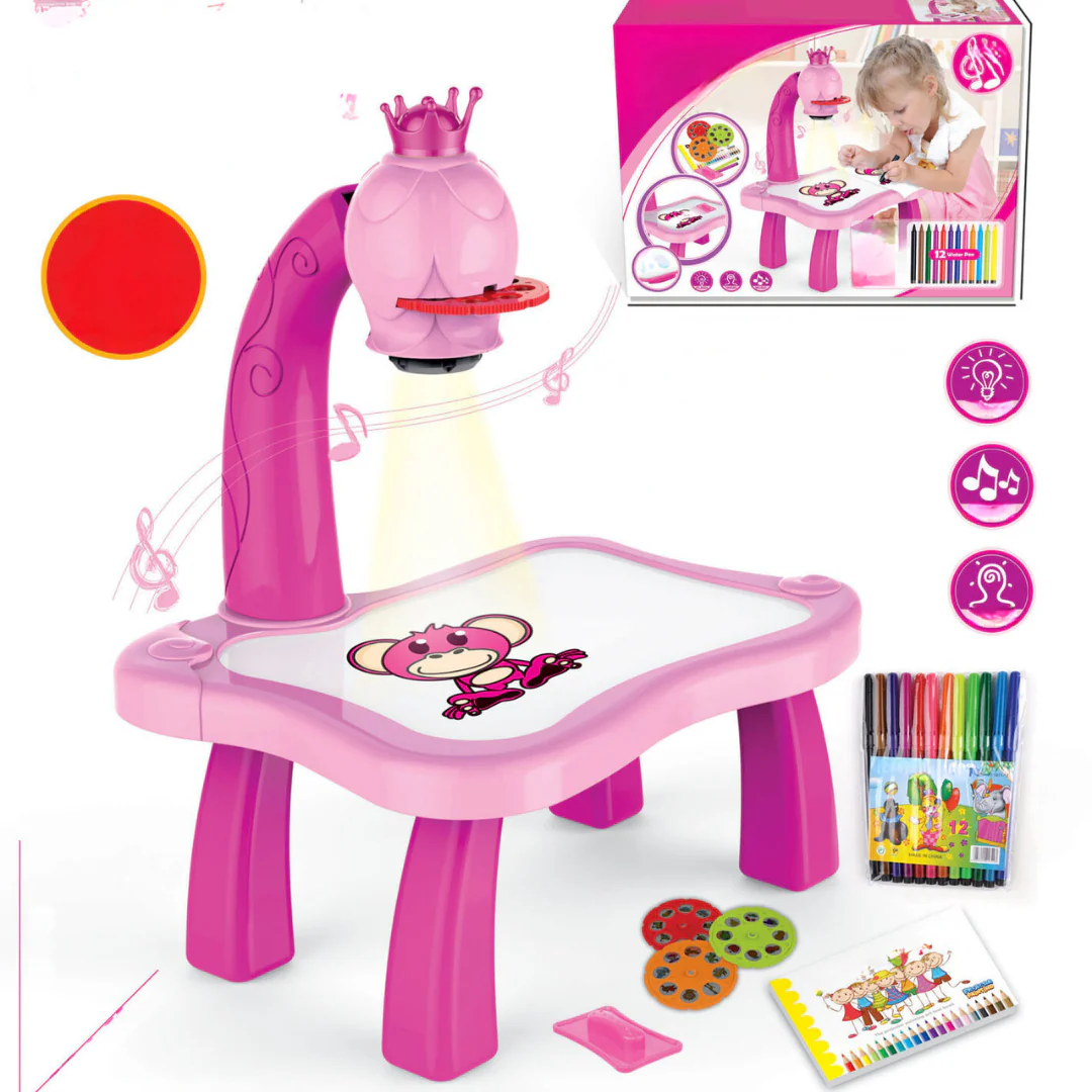 Creative Drawing Desk with Projector - Image 8