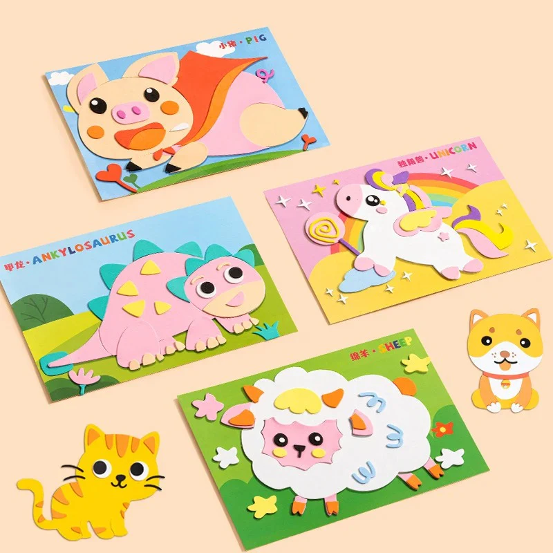 Creative sticker craft set for children - Image 2