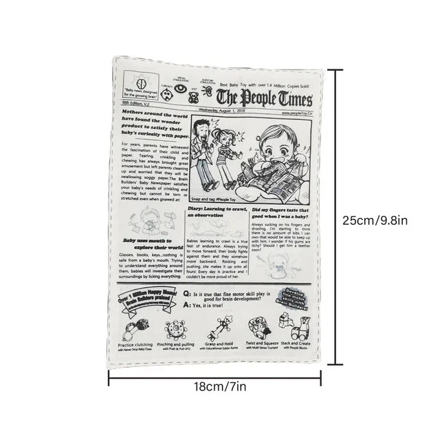 Crinkly Baby Newspaper - Image 4