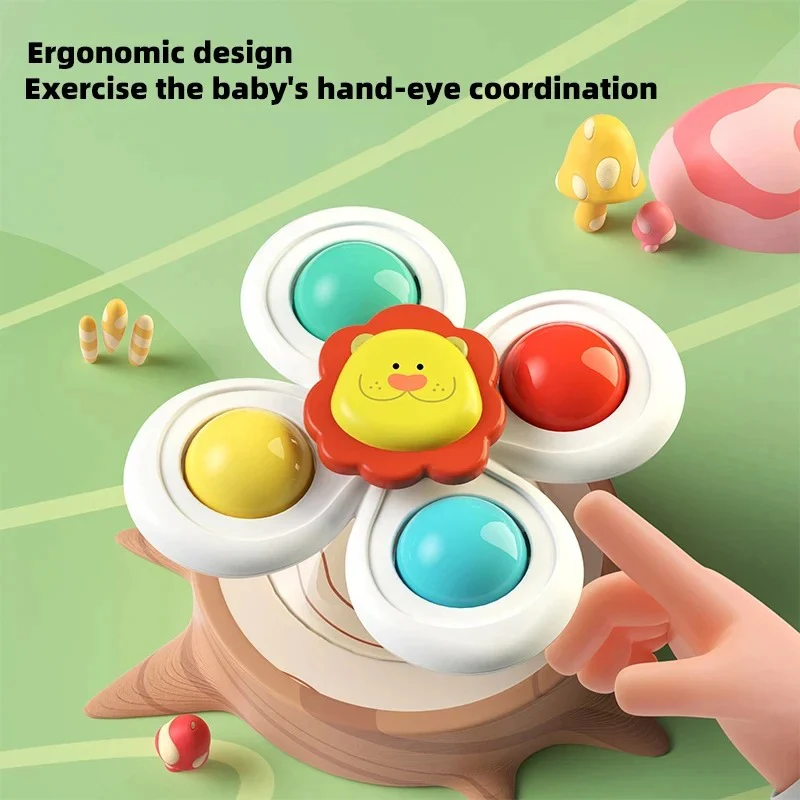Cute suction cup toy for babies Set of 3 - Image 2