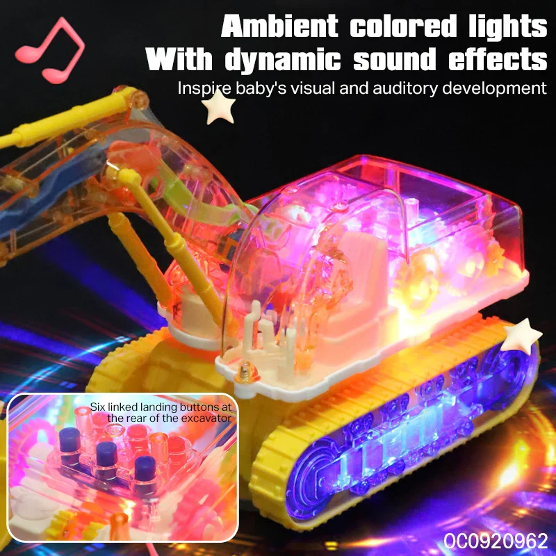 Dancing and glowing musical excavator - Image 6