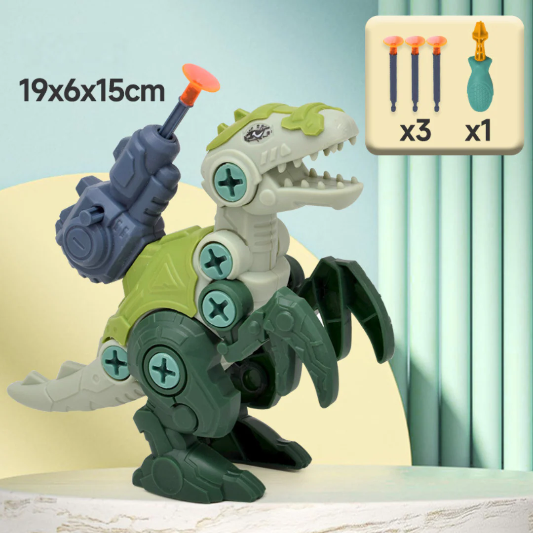 Dinosaur Screw Set with Suction Cup Cannon - Image 6