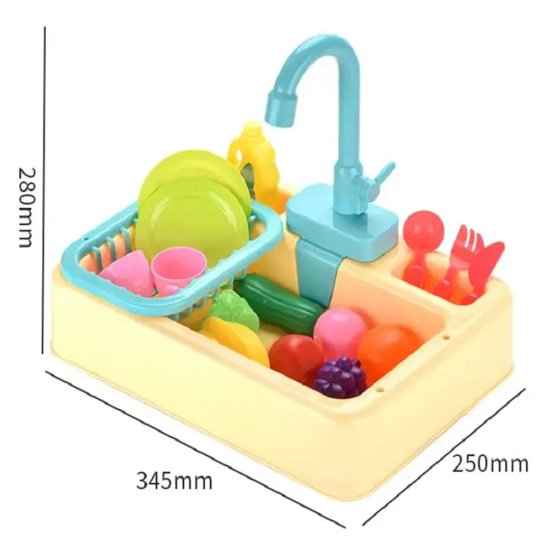 Dishwashing Sink Toy with Running Water - Image 10