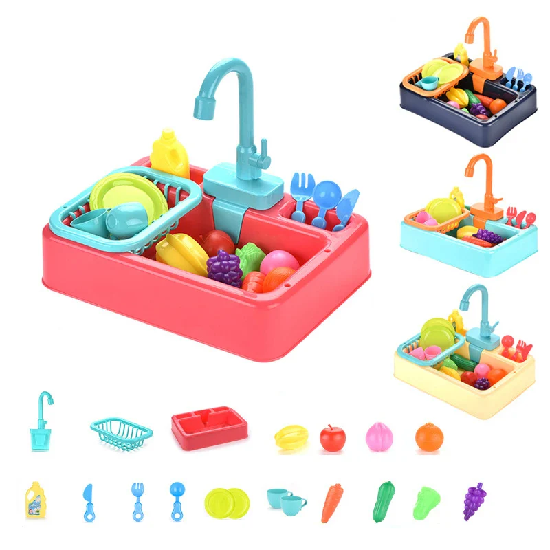 Dishwashing Sink Toy with Running Water - Image 6