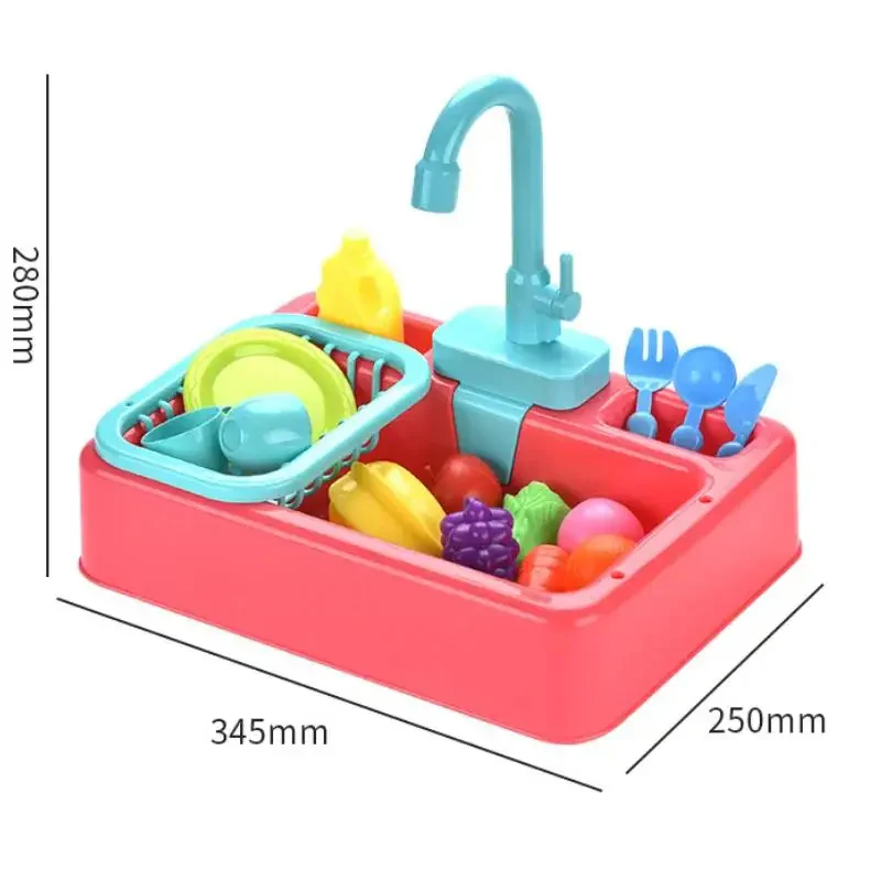 Dishwashing Sink Toy with Running Water - Image 8