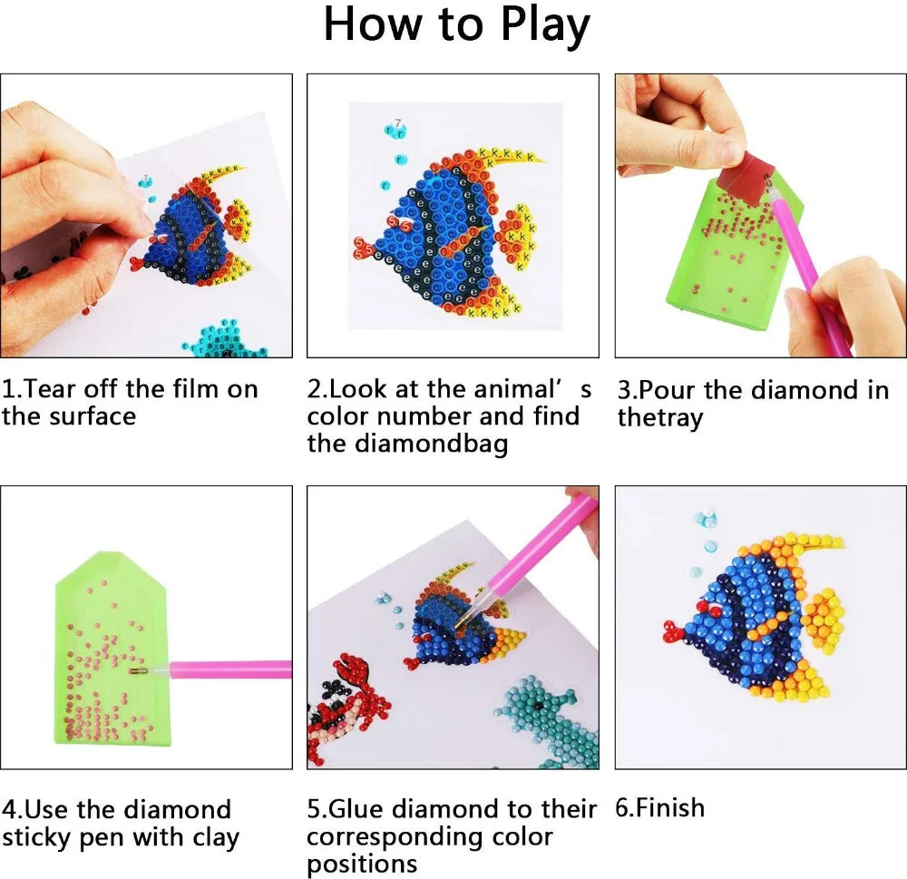 DIY sticker cartoon diamond painting - Image 3