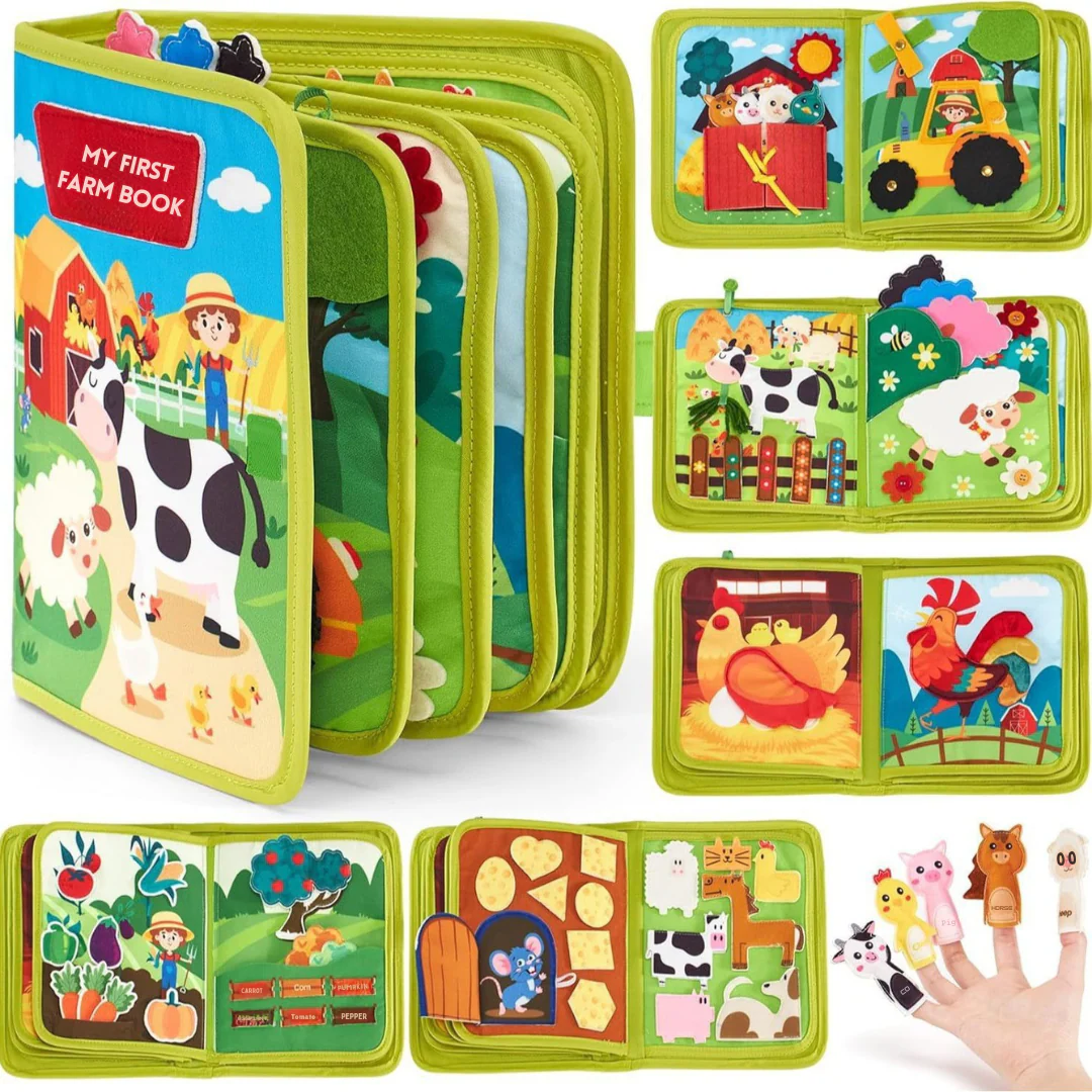 Educational Montessori Farm Story Book - Image 2