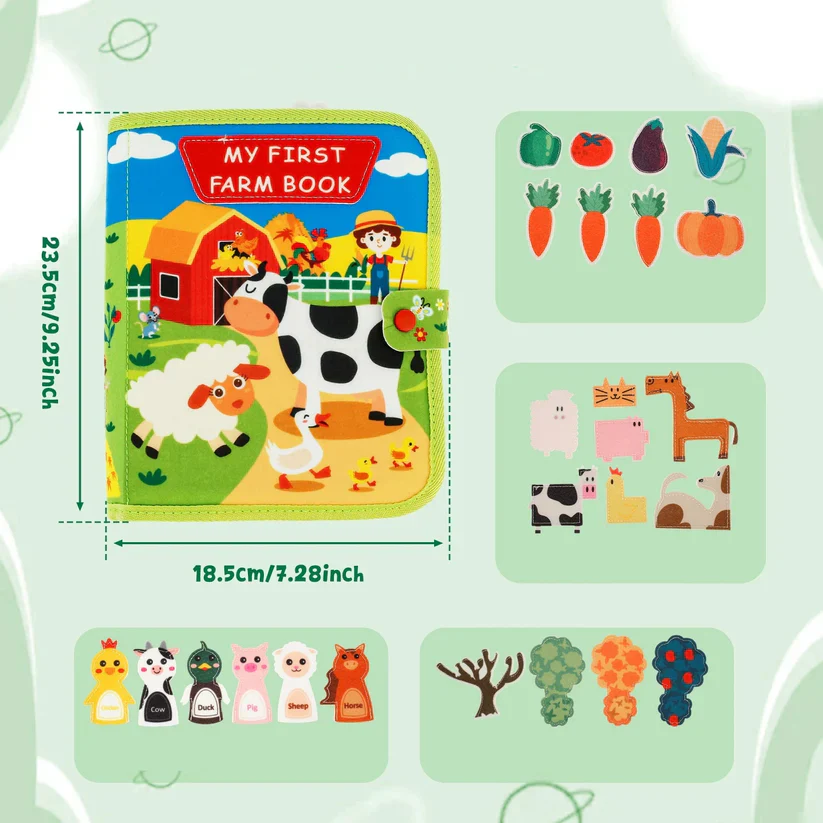 Educational Montessori Farm Story Book - Image 4