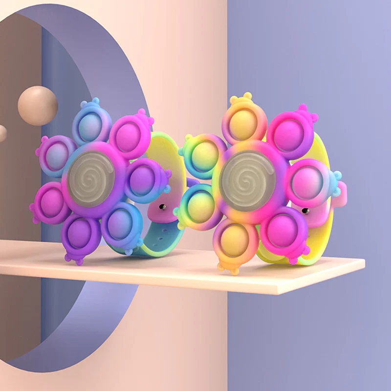 Fidget Spinner Bracelet - Wearable Stress Reliever for Kids - Image 4
