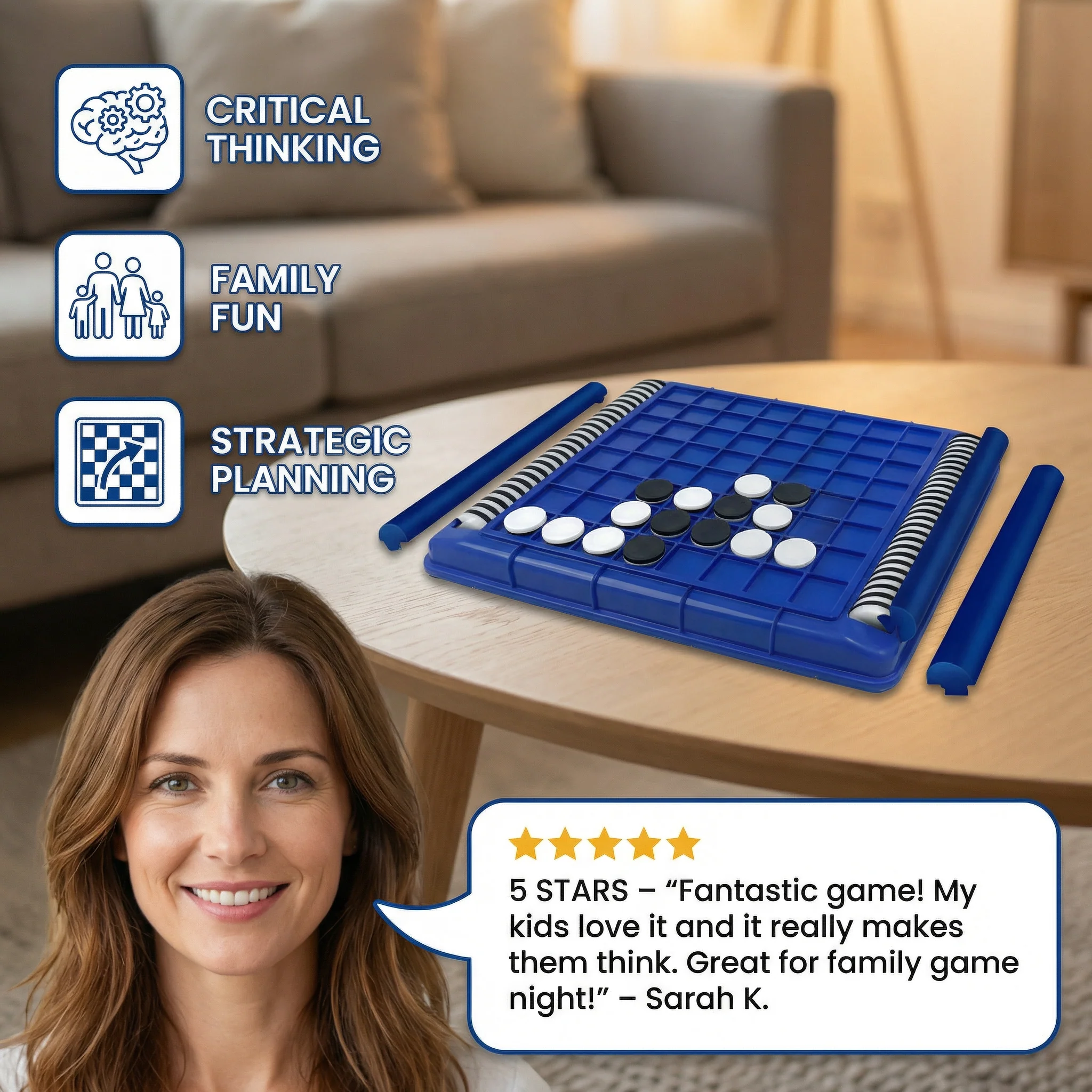 Flip Strategy Game – Interactive Family Logic Game for Kids - Image 2