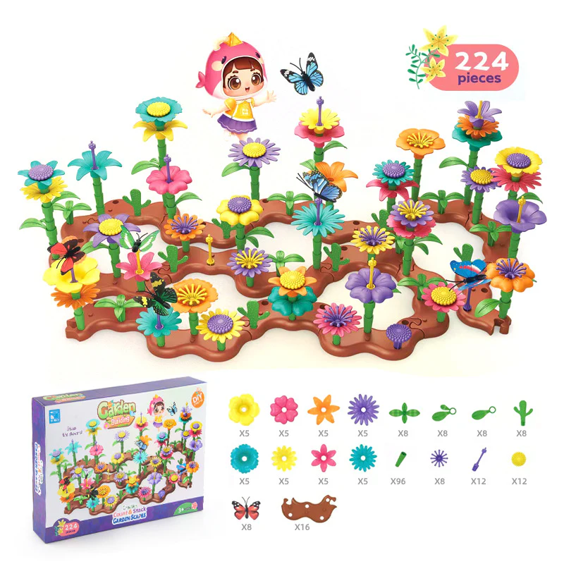 Flower Building Blocks Set - Image 10