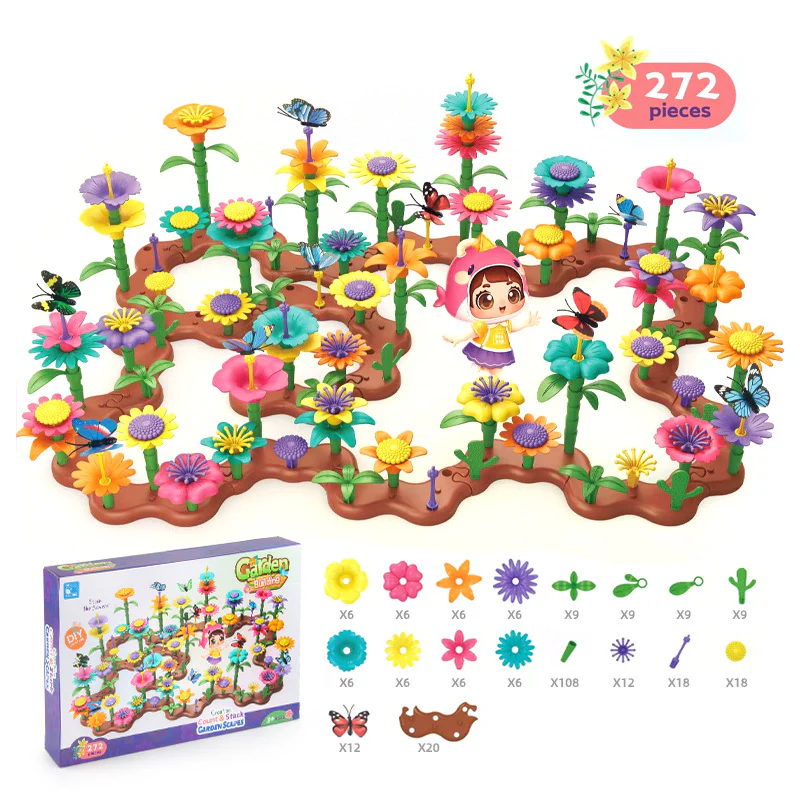 Flower Building Blocks Set - Image 11