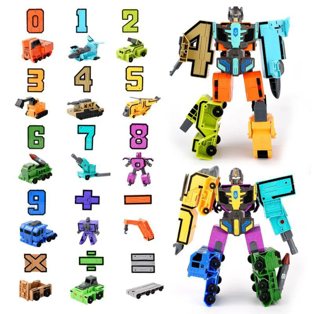 Foldable Number Vehicle Kids Toy - Image 2