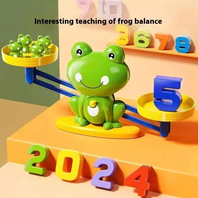 Fun & Educational Frog Balance Math Toy - Image 3