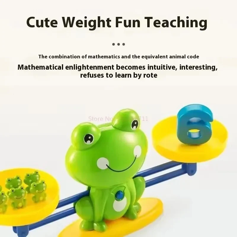 Fun & Educational Frog Balance Math Toy - Image 4