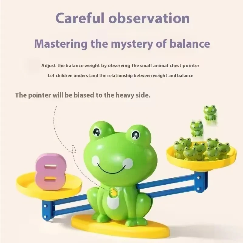 Fun & Educational Frog Balance Math Toy - Image 5