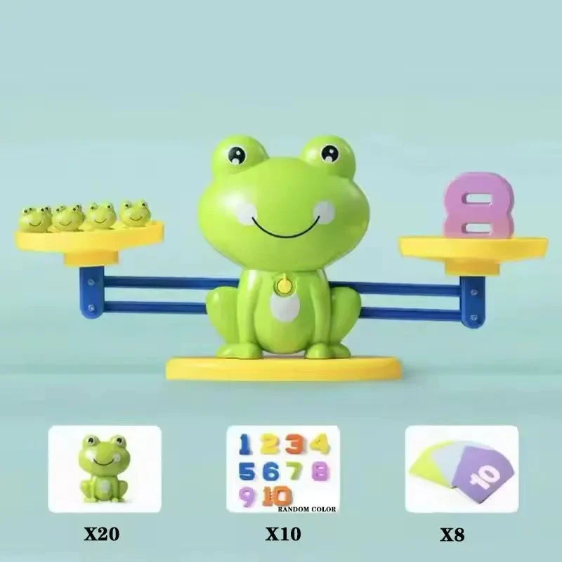 Fun & Educational Frog Balance Math Toy - Image 6