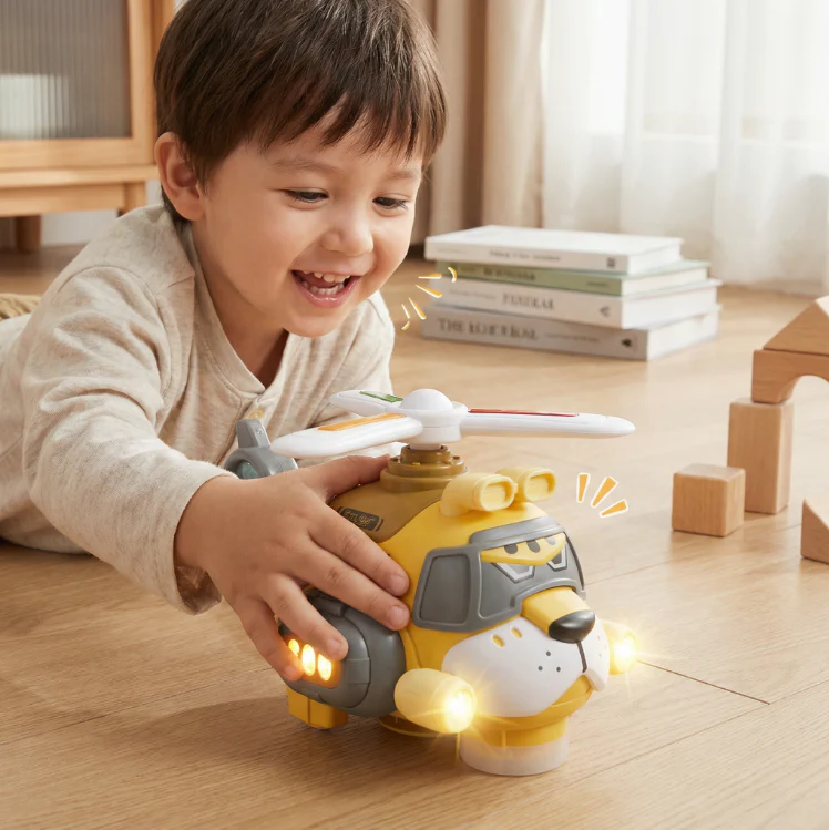 Funny Tiger Airplane Toy – 360° Rotating Kids Toy with Lights & Sound - Image 6