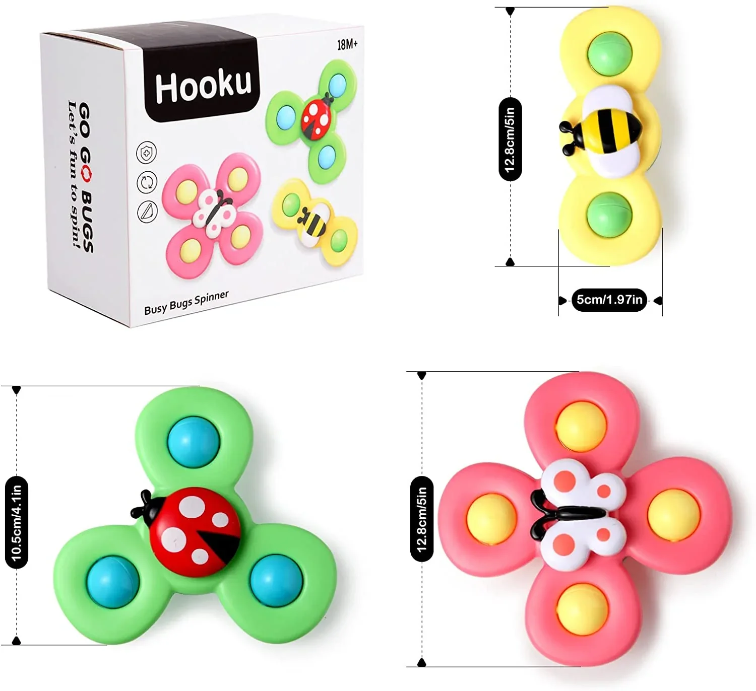 Interactive Bath Spinner Toy | Make Bath Time Fun - Spinning Bath Toy - Image 3