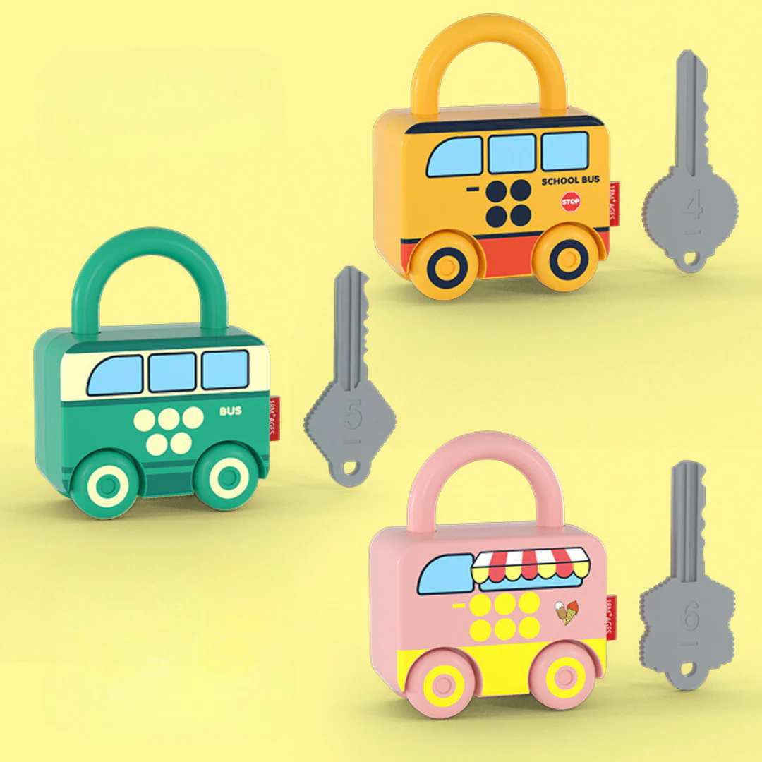 InteractiveLocks - Montessori Learning Toy with Interactive Locks - Image 3