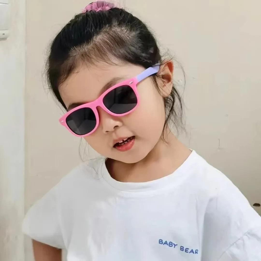 Kids flex sunglasses with flexible unbreakable frames - Image 3