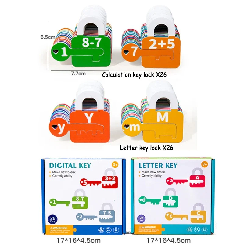 Letters and Maths Locks and Keys Educational Game - Image 6