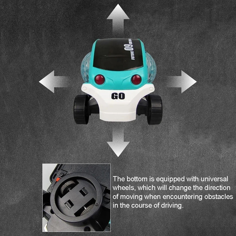 Light Up 360° music stunt car - Image 2