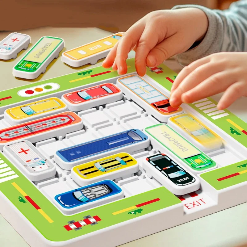 Logical Thinking Exercise Parking Maze Game Toy - Image 2