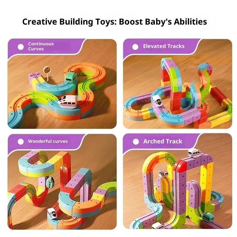 Magic rail cube track kids toy - Image 2