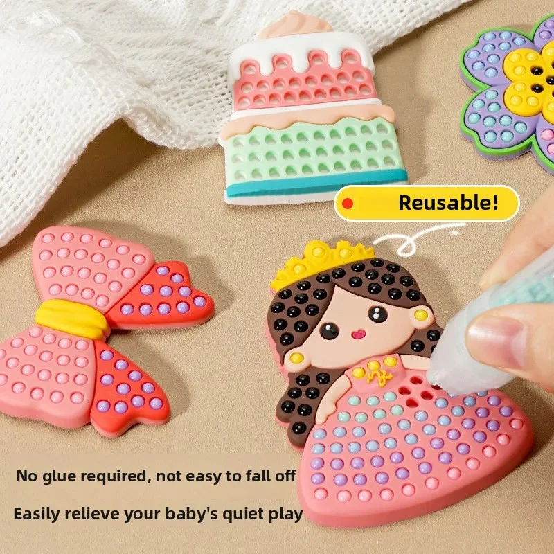 Magical bead painting – DIY set for kids - Image 3