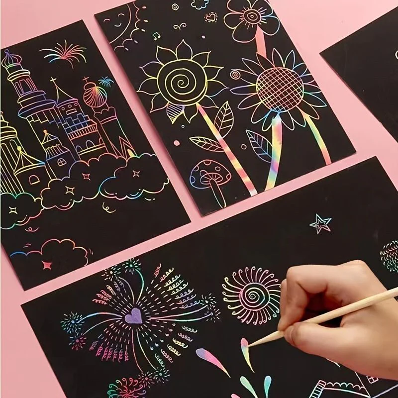 Magical Rainbow Scratch Paper - Image 4