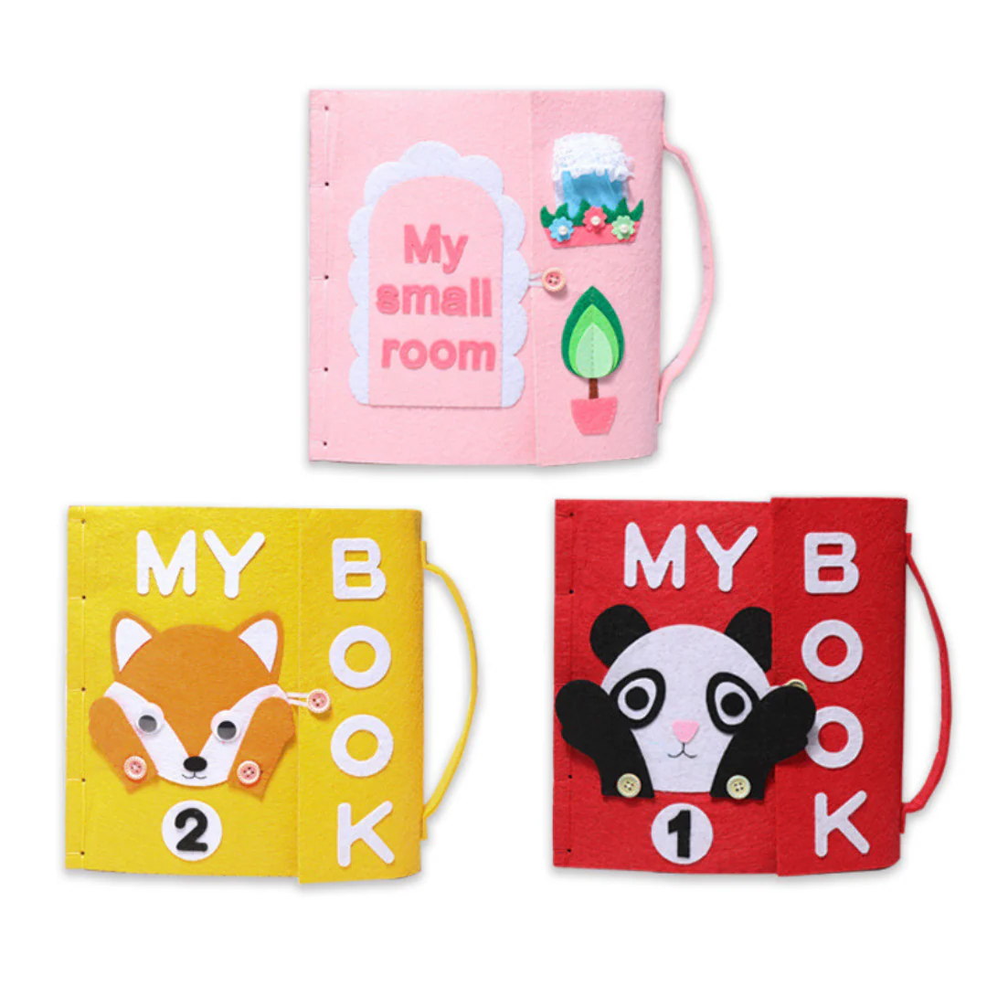 Montessori Activity Books Made of Felt - Image 2