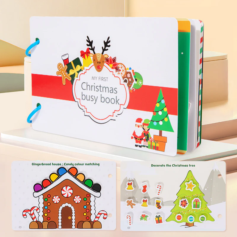 Montessori Christmas Busy Book - Image 2
