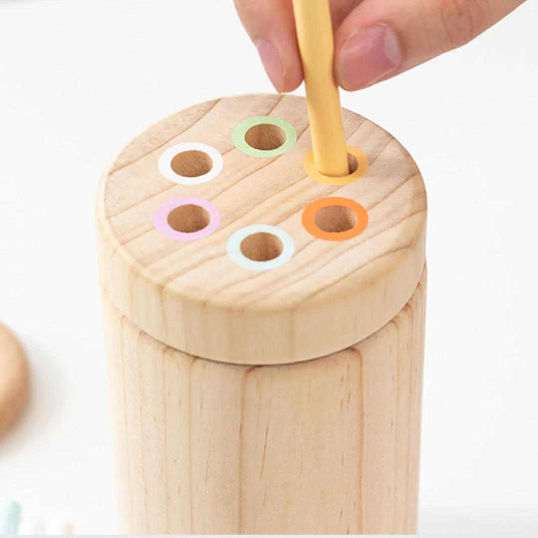 Montessori Color Wooden Stick Game - Image 4